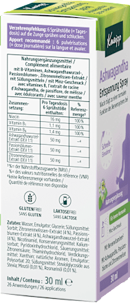 Ashwagandha Entspannungsspray, 30 ml