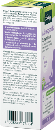 Ashwagandha Entspannungsspray, 30 ml