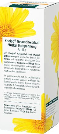 Badeöl Muskel Entspannung, 100 ml