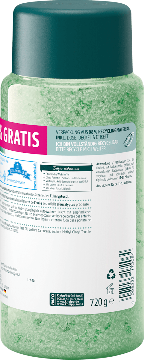 Badesalz Erkältungszeit, 600 g