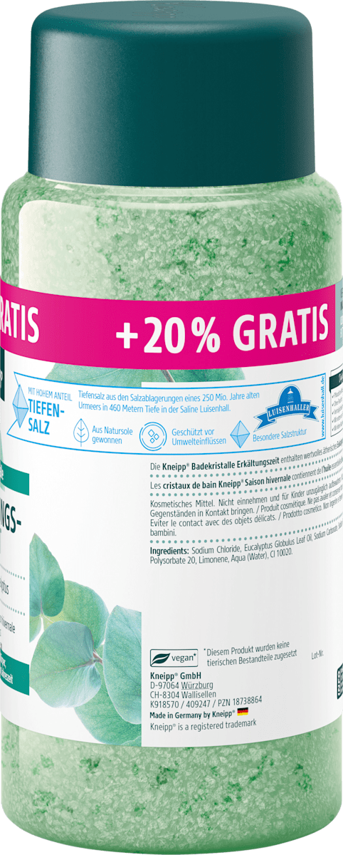 Badesalz Erkältungszeit, 600 g