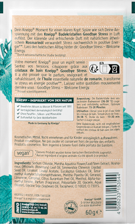 Badesalz Goodbye Stress, 60 g