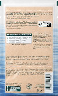 Badesalz Tiefenentspannung, 60 g
