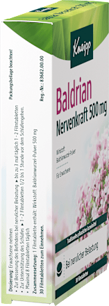 Baldrian 500mg Tabletten 30 St, 18 g