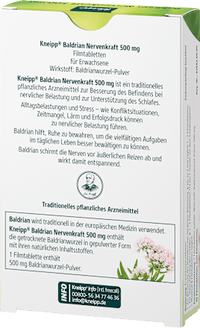 Baldrian 500mg Tabletten 30 St, 18 g
