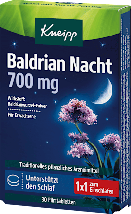 Baldrian Nacht 700mg Tabletten, 30 St