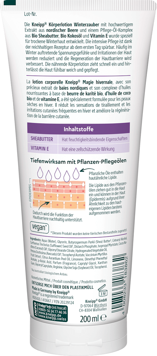 Kneipp Bodylotion Winterzauber, 200 ml