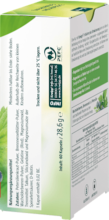 Entwässerung 3-Kräuter Plus Kapseln 60 St, 28,6 g