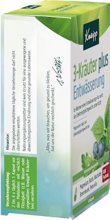 Entwässerung 3-Kräuter Plus Kapseln 60 St, 28,6 g