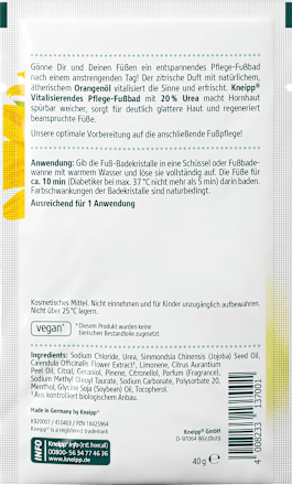 Fußbad, Badekristalle Calendula & Orangenöl, 40 g
