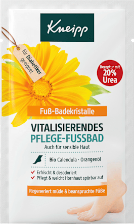 Fußbad, Badekristalle Calendula & Orangenöl, 40 g