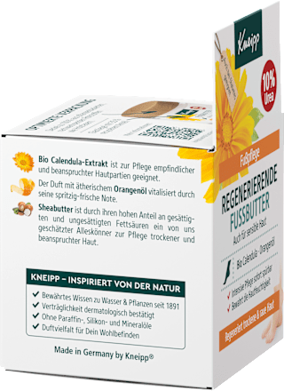 Fußbutter Calendula & Orangenöl, 100 ml