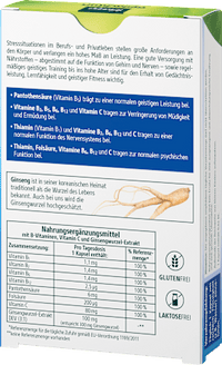 Geheugen + Concentratie Capsules 30 stuks, 15 g