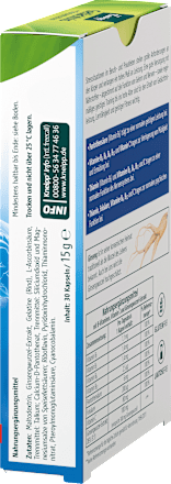 Geheugen + Concentratie Capsules 30 stuks, 15 g