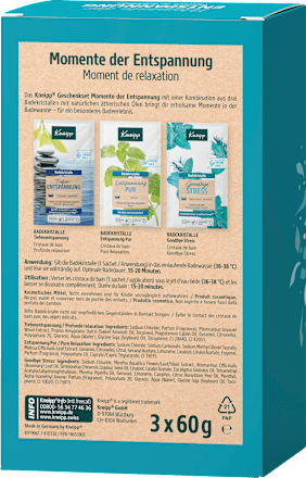 Geschenkset "Momente der Entspannung" 3tlg, 1 St Kneipp