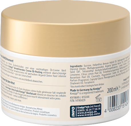 Körperpeeling Creme-Öl-Peeling, 200 ml