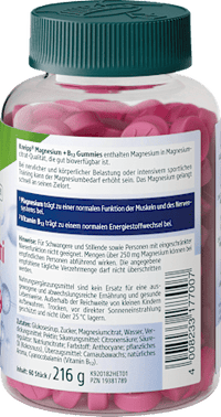 Magnesium + B12 Gummis 60 St, 216 g