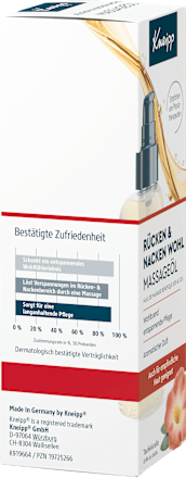 Massageolie rug &amp; nek welzijn, 100 ml