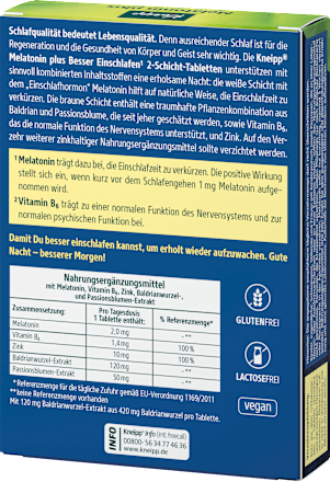 Melatonin Plus Tabletten 30 St, 15,3 g