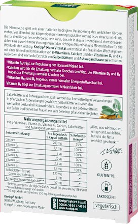 Meno Vitalität Kapseln 30 St, 17 g