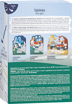 Geschenkset Kinder Schaumbäder Tatütata 3tlg, 1 St Kneipp Naturkind