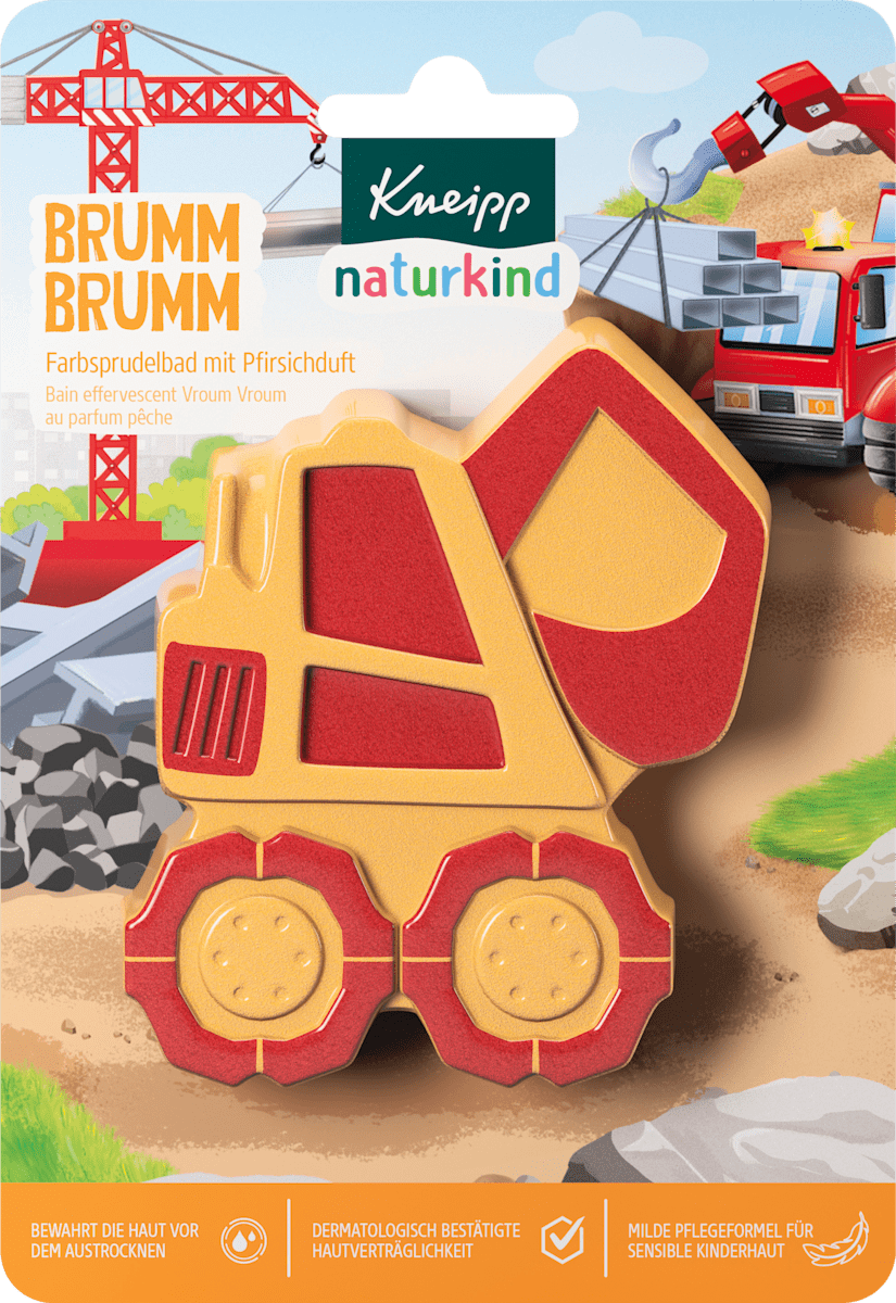 Kneipp Naturkind Kinder Badezusatz Farbsprudelbad Brumm Brumm, 1 St