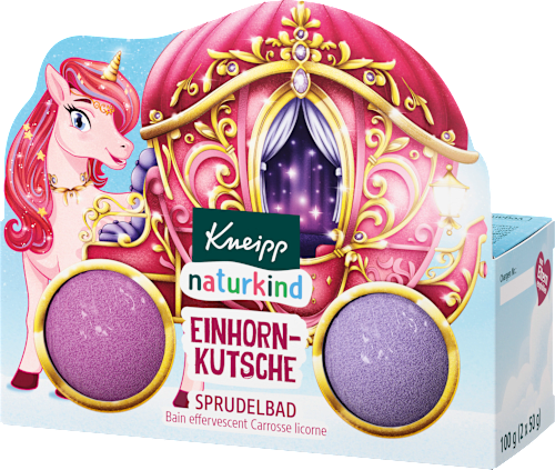 Kinder Badezusatz Sprudelbad Einhornkutsche, 2 St
