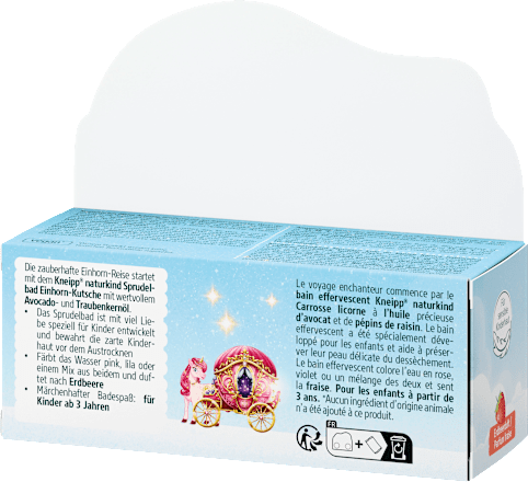 Kinder Badezusatz Sprudelbad Einhornkutsche, 2 St