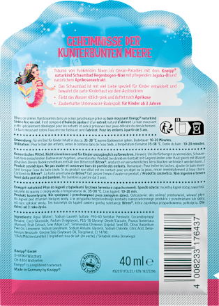 Schaumbad Regenbogen-Nixe, 40 ml