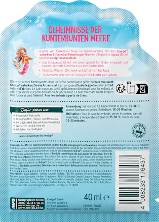 Regenboog Zeemeermin Bubbelbad, 40 ml