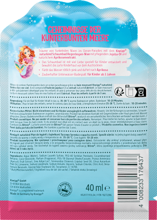Schaumbad Regenbogen-Nixe, 40 ml
