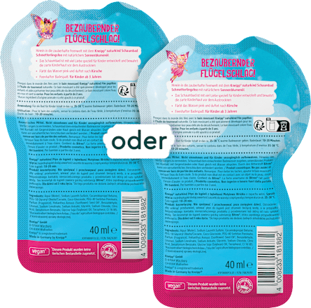 Vlinderfee Bubbelbad, 40 ml