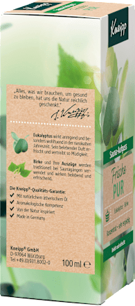 Sauna-infusie eucalyptusberk, 100 ml