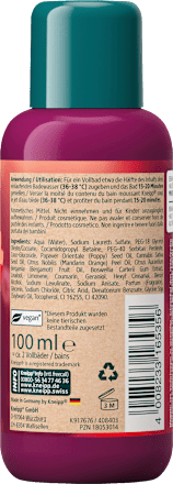 Schaumbad Glückliche Ausszeit, Reisegröße, 100 ml
