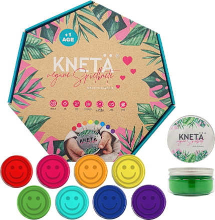 Knete Dosenset 8tlg, 1.000 g