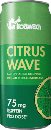 Erfrischungsgetränk, Koffein Drink Citrus Wave Limette, 250 ml EINWEG koawach