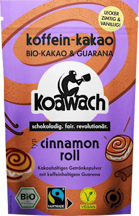 Drankpoeder, Kaneelbroodje met cacao &amp; guarana, 100 g