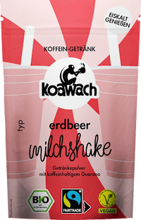 Getränkepulver, Milchshake Erdbeere, 75 g koawach