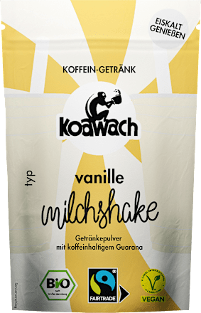 Getränkepulver, Milchshake Vanille, 75 g koawach