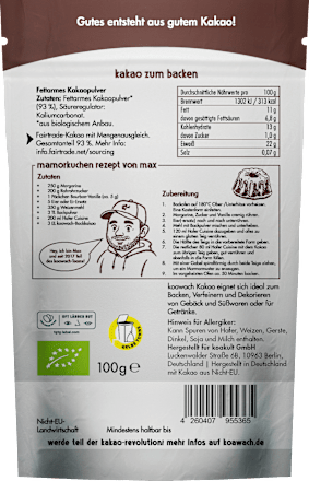 Kakao zum Backen, 100 g