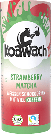 Trinkfertiger Schokodrink, Strawberry Matcha mit Koffein, 235 ml