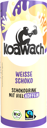 Trinkfertiger Schokodrink, Weisse Schoko mit natürlichem Koffein aus Guarana, 235 ml