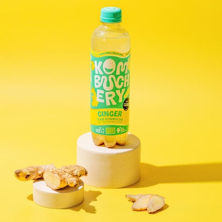 Erfrischungsgetränk, Ginger Raw Kombucha, 400 g EINWEG