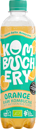 Erfrischungsgetränk, Orange Raw Kombucha, 400 g EINWEG