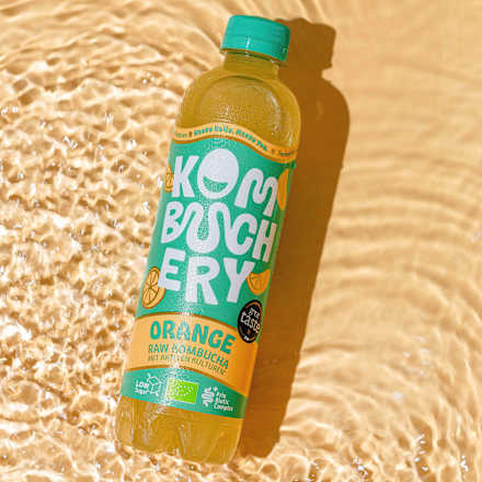 Erfrischungsgetränk, Orange Raw Kombucha, 400 g EINWEG