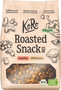 KoRo Nussmischung, Roasted Snack Mix mit Paprika-Kichererbsen, 160 g