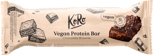 Proteinriegel Schokolade Brownie Geschmack, vegan, 55 g