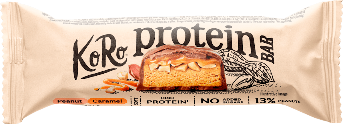 KoRo Proteinriegel, Soft Peanut Caramel, 45 g