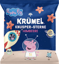 Kindersnack Peppa Pig Knusper-Sterne Himbeere ab 3 Jahren, 20 g