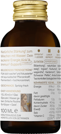 10-Tage-Trinkkur Ayurveda Wildkräuterauszug, 100 ml kruut